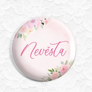 Placky růžové - Pivoňky